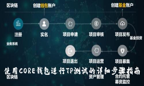 使用CORE钱包进行TP测试的详细步骤指南